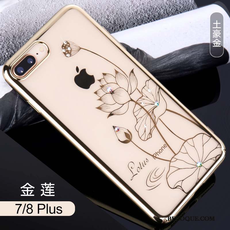 iPhone 8 Plus Étui Élégant Coque De Téléphone Luxe Nouveau Strass