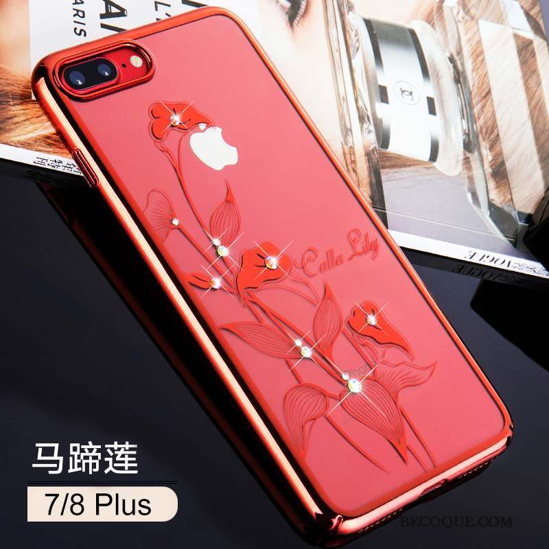 iPhone 8 Plus Étui Élégant Coque De Téléphone Luxe Nouveau Strass