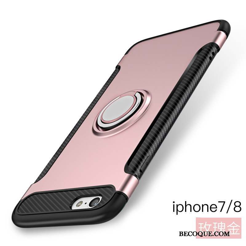 iPhone 8 Protection Anneau Coque Étui Rouge Jours