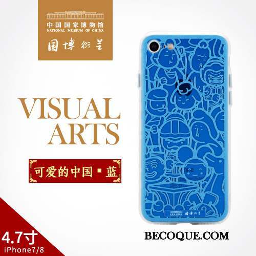 iPhone 8 Rouge Coque De Téléphone Style Chinois Étui Protection Art