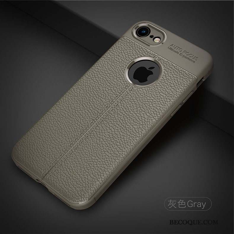 iPhone 8 Tout Compris Incassable Coque De Téléphone Silicone Gris Business