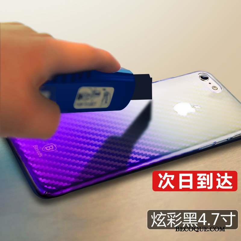 iPhone 8 Étui Bleu Coque De Téléphone Incassable Tout Compris Transparent