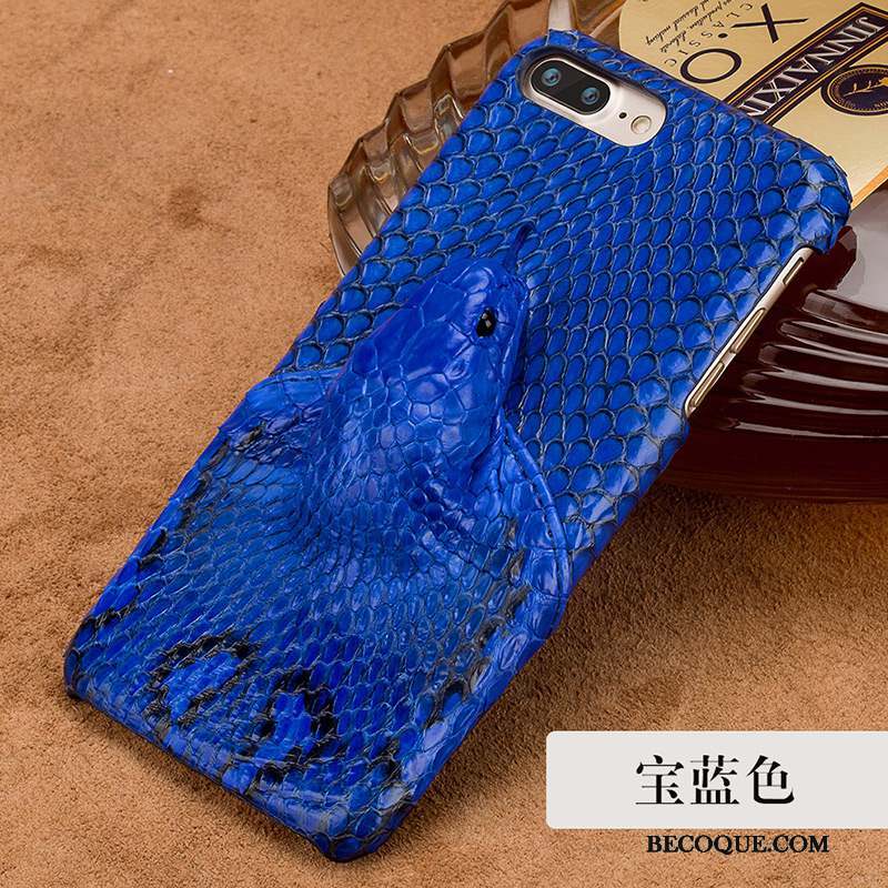 iPhone 8 Étui Bleu Incassable Coque De Téléphone Protection Luxe