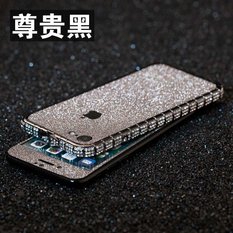 iPhone 8 Étui Or Rose Coque De Téléphone Strass Métal Nouveau