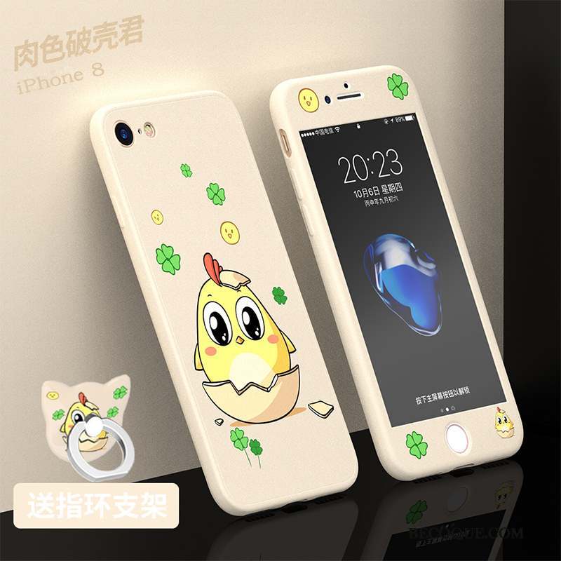 iPhone 8 Étui Tout Compris Marque De Tendance Coque De Téléphone Dessin Animé Fluide Doux