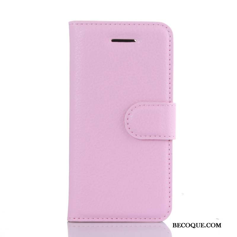 iPhone Se 2020 Coque De Téléphone Rouge Protection Étui En Cuir Portefeuille Téléphone Portable