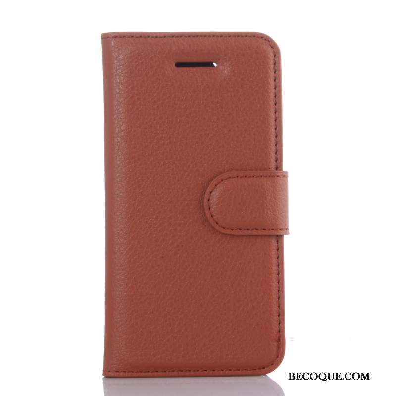 iPhone Se 2020 Coque De Téléphone Rouge Protection Étui En Cuir Portefeuille Téléphone Portable