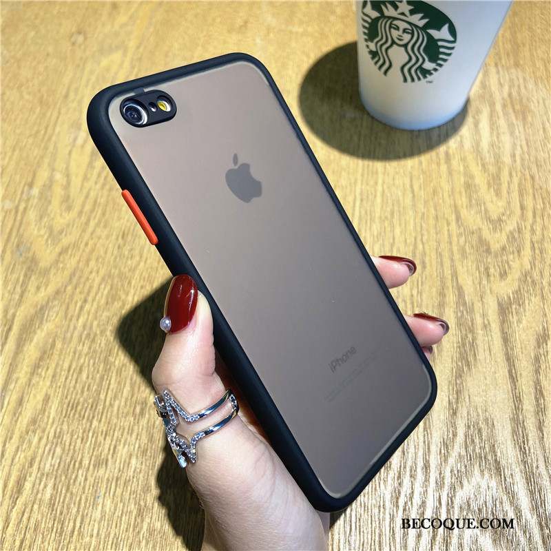 iPhone Se 2020 Coque Délavé En Daim Europe Marque De Tendance Silicone Vert Simple