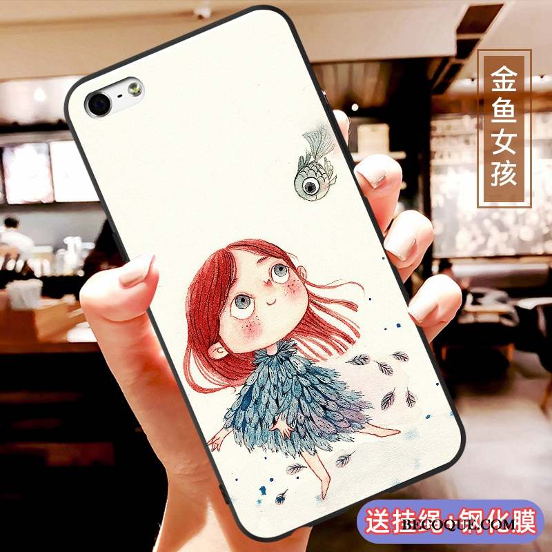 iPhone Se 2020 Tendance Silicone Charmant Coque De Téléphone Dessin Animé Protection