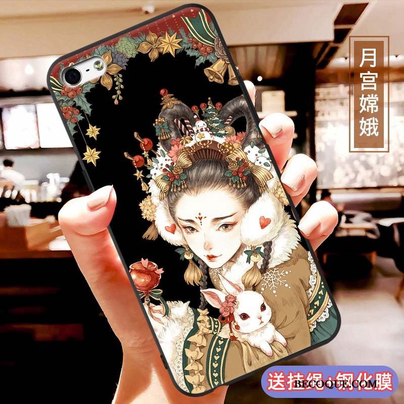 iPhone Se 2020 Tendance Silicone Charmant Coque De Téléphone Dessin Animé Protection