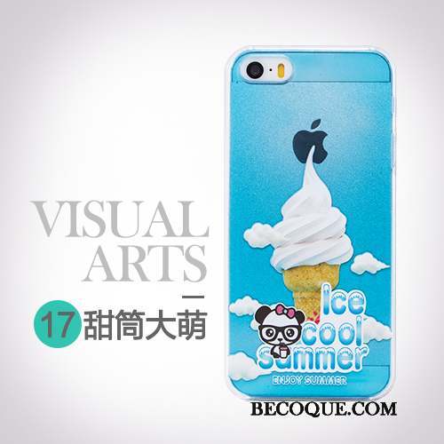 iPhone Se Charmant Coque De Téléphone Vert Créatif Personnalité Dessin Animé