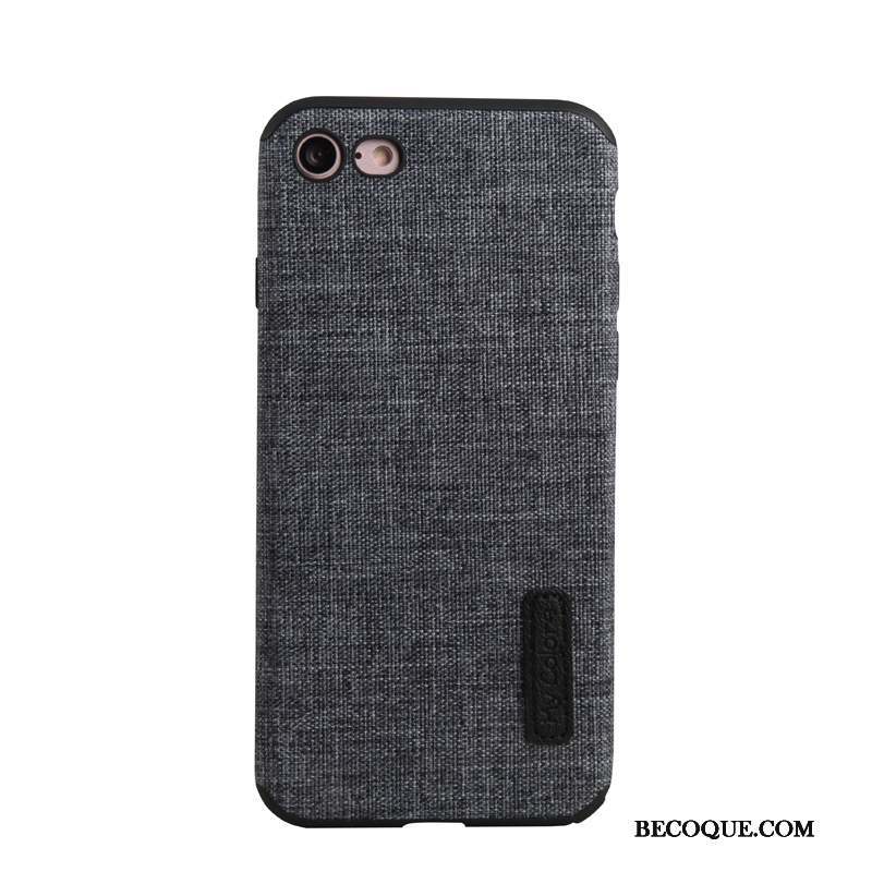 iPhone Se Coque De Téléphone Tendance Silicone Incassable Fluide Doux Kaki