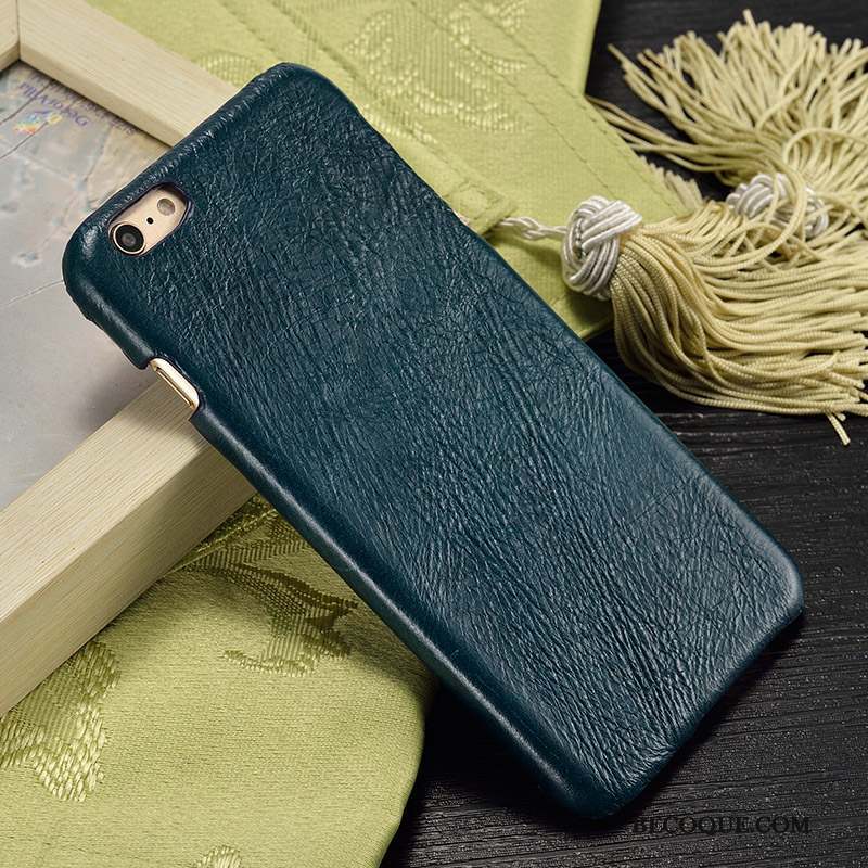 iPhone Se Coque Luxe Protection Étui Incassable Étui En Cuir Cuir Véritable