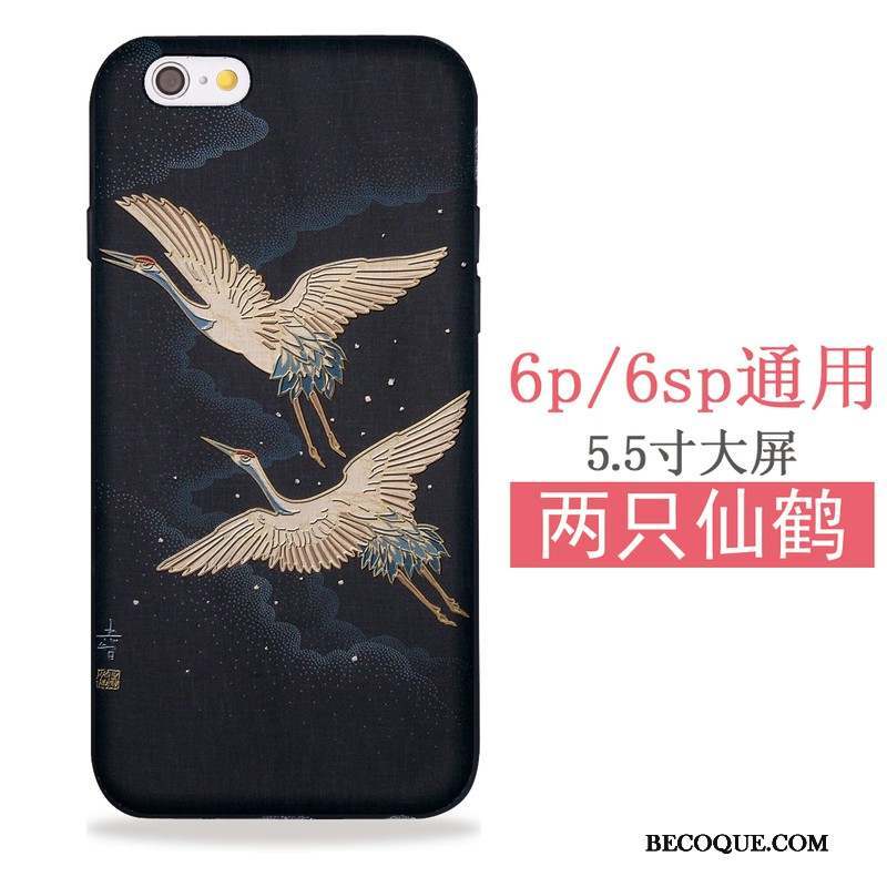 iPhone Se Coque Sakura Grue Étui Chat Fluide Doux Japonais