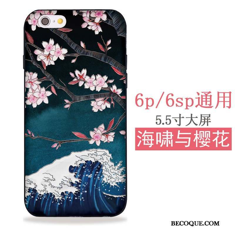 iPhone Se Coque Sakura Grue Étui Chat Fluide Doux Japonais