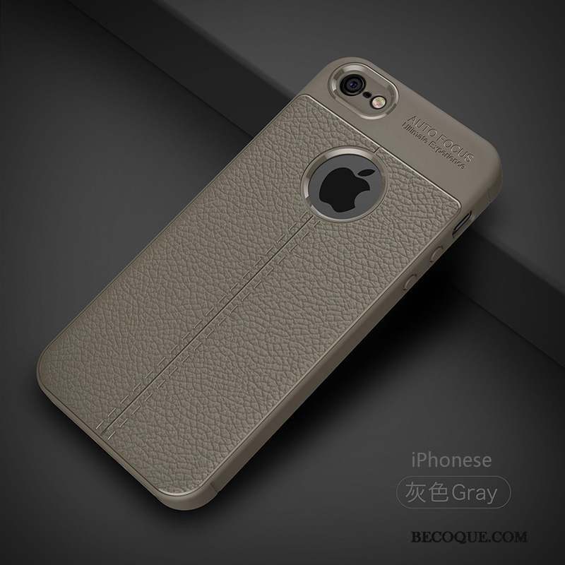 iPhone Se Coque Simple Cuir Qualité Fluide Doux Modèle Fleurie Protection