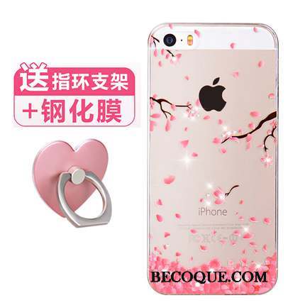 iPhone Se Coque Tendance Charmant Tout Compris Simple Super Mignon Silicone