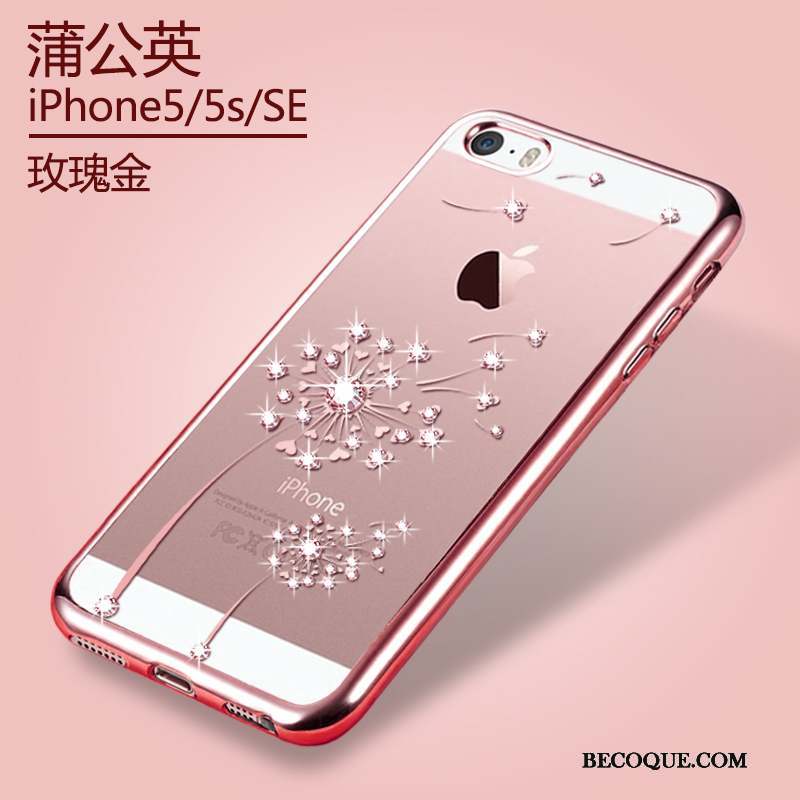 iPhone Se Protection Coque De Téléphone Silicone Transparent Étui Fluide Doux