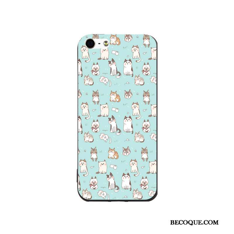 iPhone Se Tendance Dessin Animé Protection Coque De Téléphone Incassable Violet