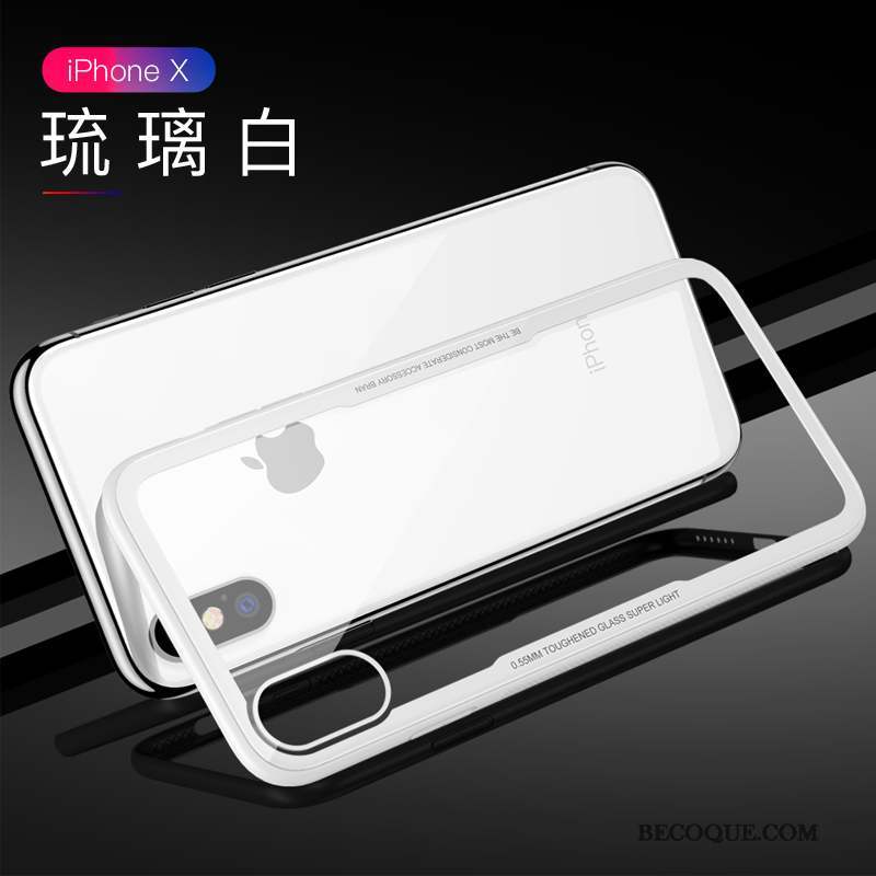 iPhone X Coque De Téléphone Nouveau Tendance Étui Verre Silicone