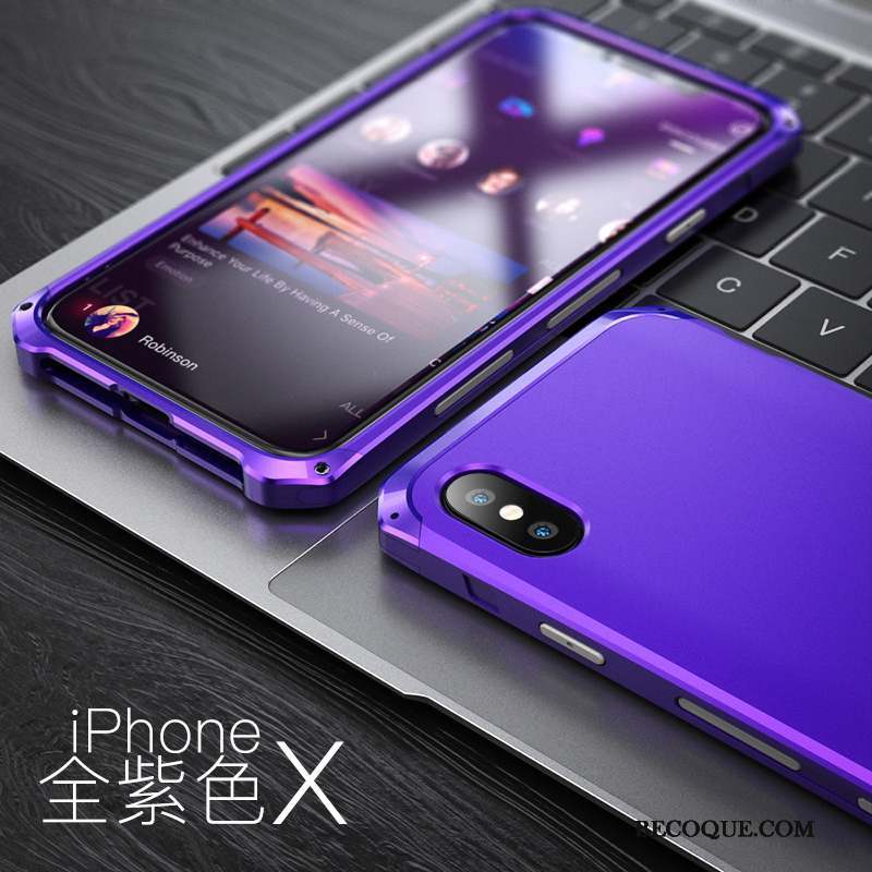 iPhone X Coque De Téléphone Tout Compris Bleu Nouveau Incassable Étui