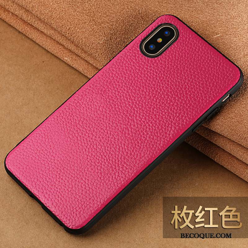 iPhone X Coque Luxe Nouveau Tout Compris Étui En Cuir Créatif Incassable