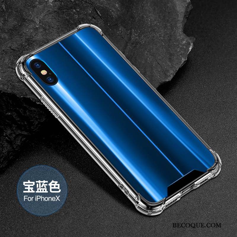 iPhone X Coque Nouveau Étui Ornements Suspendus Marque De Tendance Tout Compris Silicone