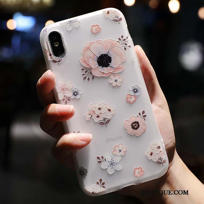 iPhone X Coque Étui Protection Ornements Suspendus Silicone Incassable Tout Compris