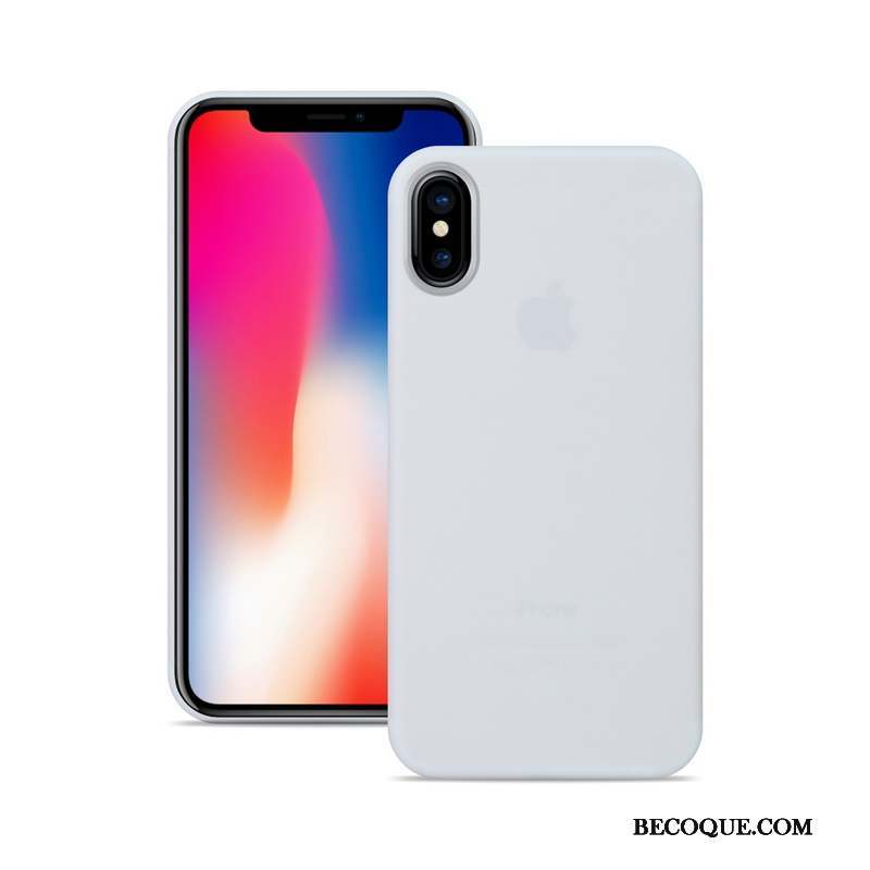 iPhone X Délavé En Daim Coque Orange Très Mince De Téléphone Protection