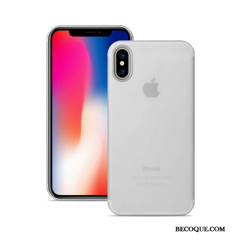 iPhone X Délavé En Daim Coque Orange Très Mince De Téléphone Protection