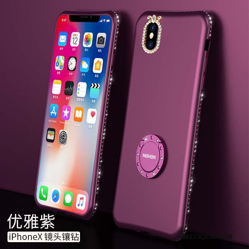 iPhone X Incassable Très Mince Fluide Doux Nouveau Silicone Coque De Téléphone