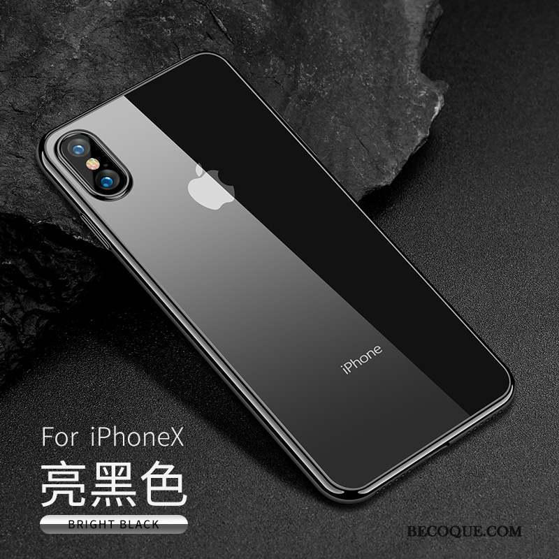 iPhone X Incassable Étui Or Nouveau Coque De Téléphone Silicone