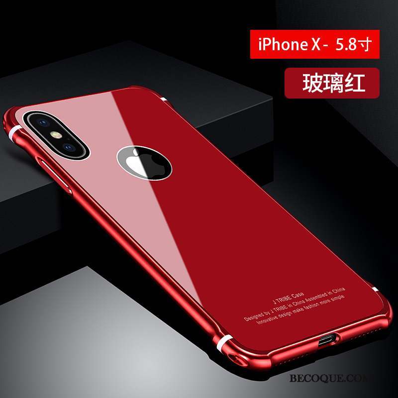 iPhone X Luxe Coque De Téléphone Verre Incassable Tout Compris Étui