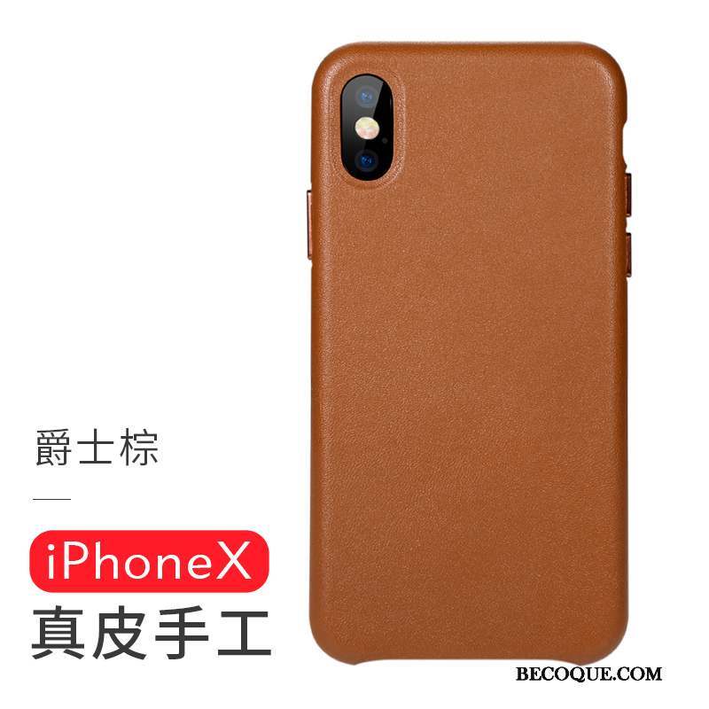 iPhone X Rouge Coque Protection De Téléphone Manuel Étui En Cuir