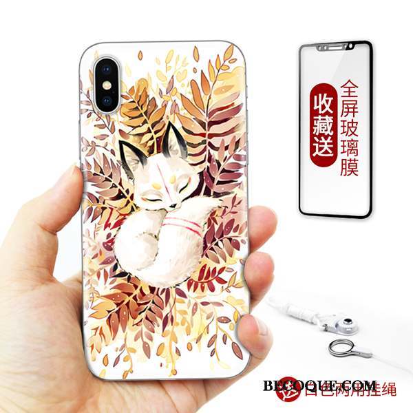 iPhone X Silicone Art Nouveau Étui Tout Compris Coque De Téléphone