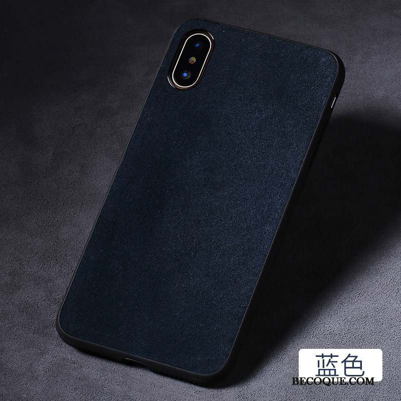 iPhone X Tendance Silicone Net Rouge Nouveau Gris Coque De Téléphone
