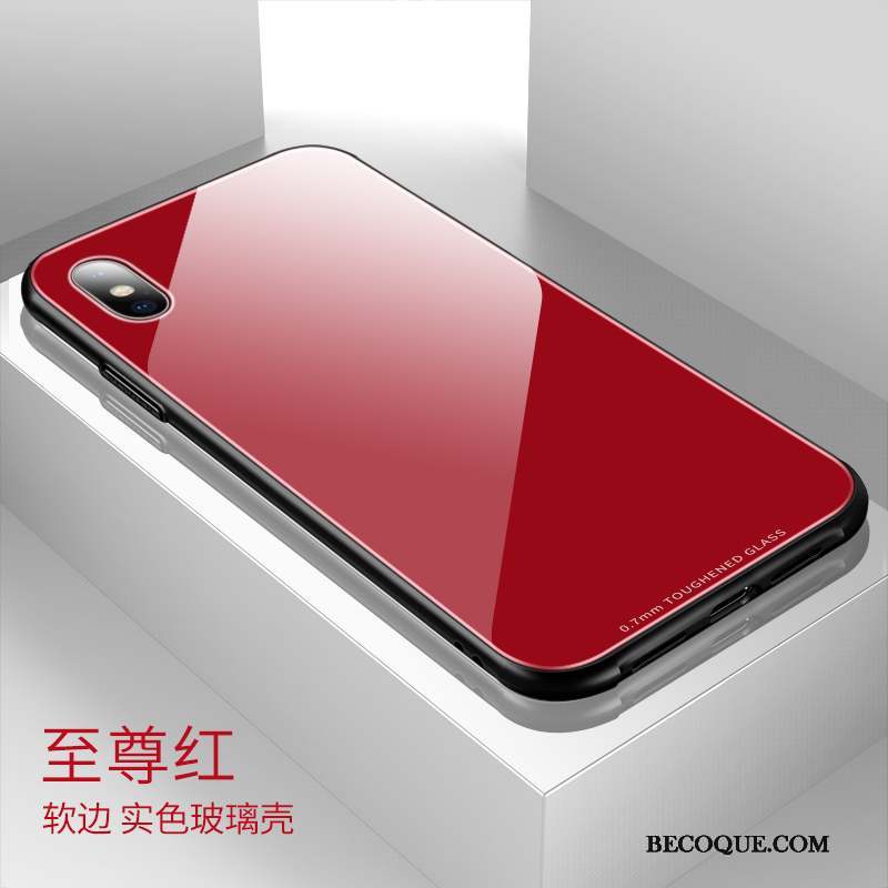 iPhone X Tout Compris Nouveau Étui Coque De Téléphone Silicone Rouge