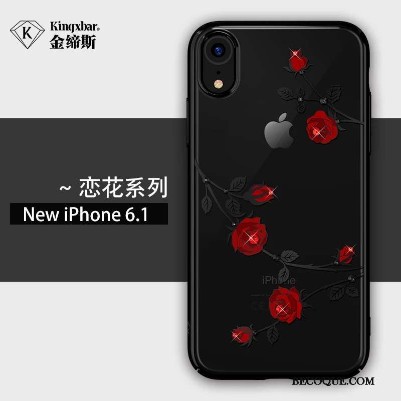 iPhone Xr Coque Luxe Personnalité Rouge De Téléphone Créatif