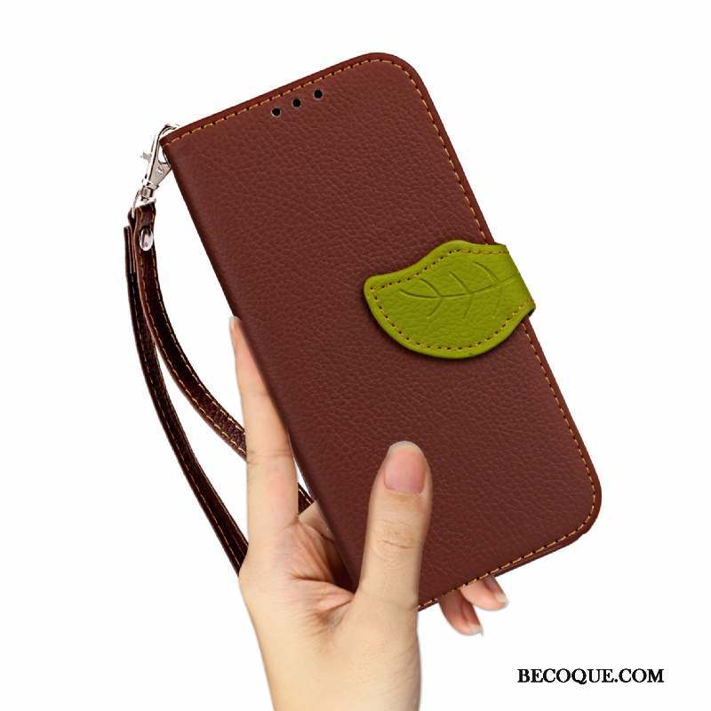 iPhone Xr Coque Vert Incassable Nouveau Clamshell Fluide Doux Étui En Cuir