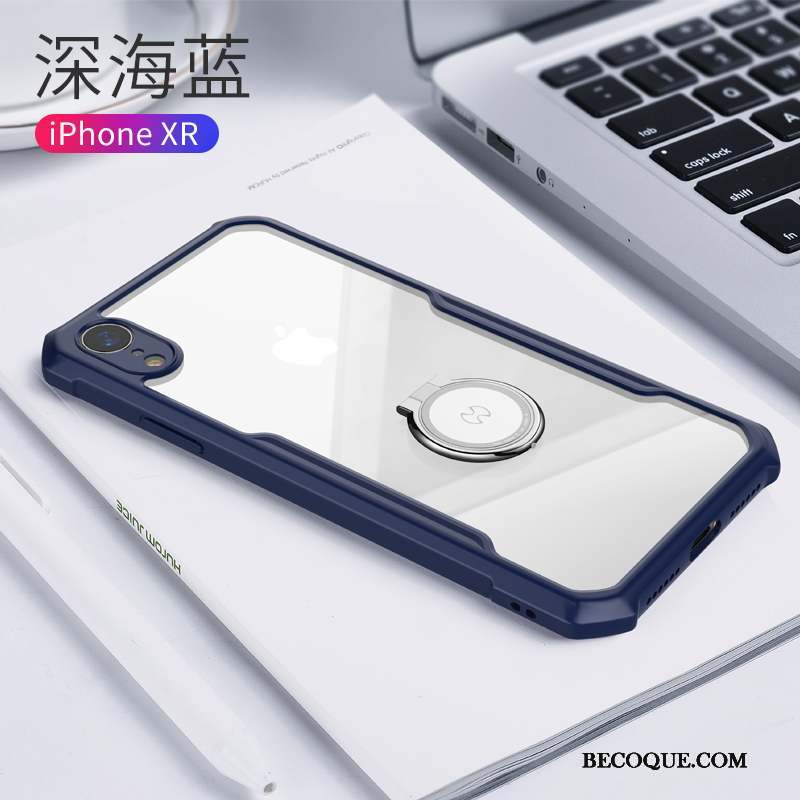 iPhone Xr Créatif Personnalité Protection Marque De Tendance Coque Transparent