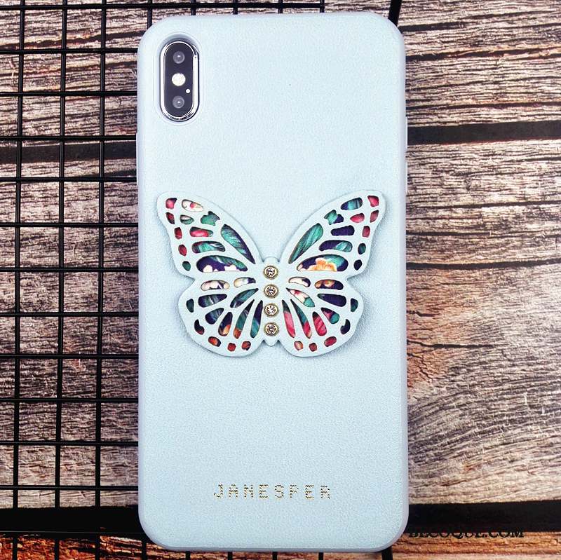 iPhone Xr Dimensionnel Rose Papillon Coque De Téléphone Évasé Marque De Tendance