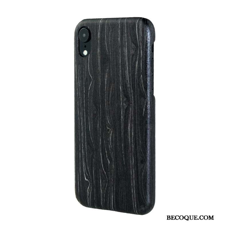 iPhone Xr Fleur En Bois Personnalité Coque De Téléphone Créatif Tendance