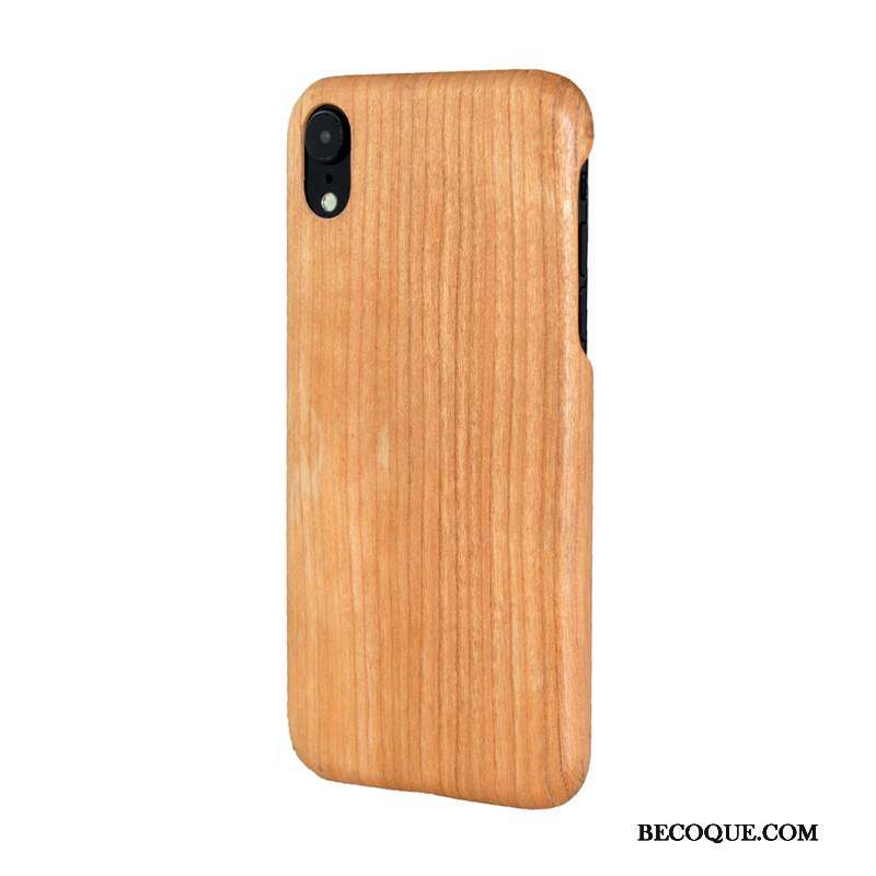 iPhone Xr Fleur En Bois Personnalité Coque De Téléphone Créatif Tendance