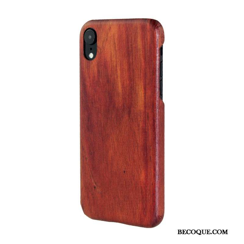 iPhone Xr Fleur En Bois Personnalité Coque De Téléphone Créatif Tendance