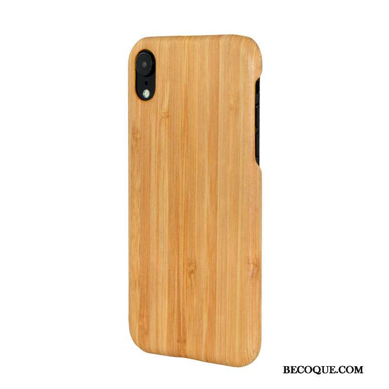 iPhone Xr Fleur En Bois Personnalité Coque De Téléphone Créatif Tendance