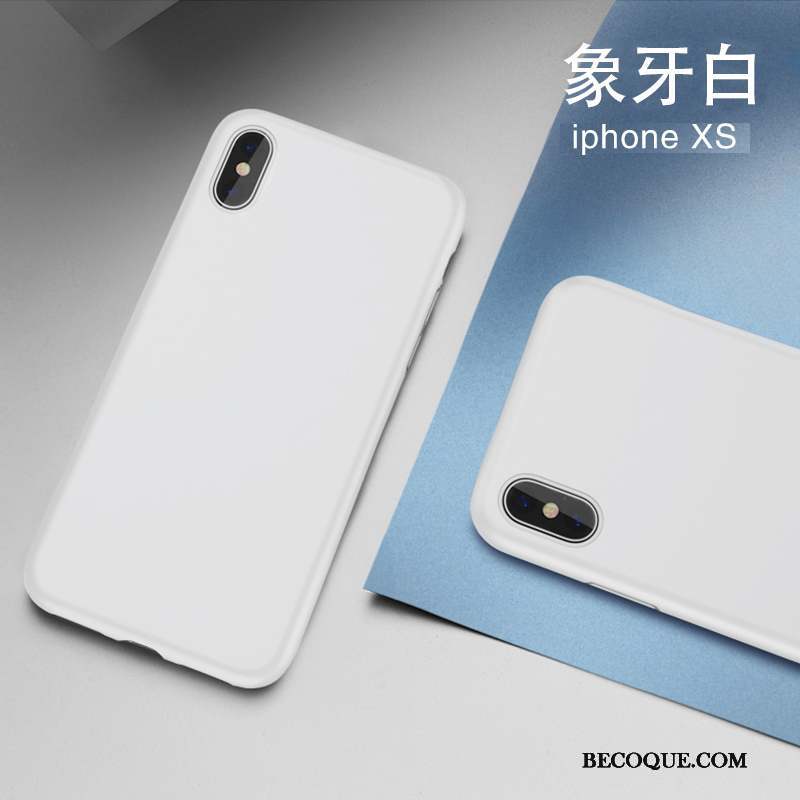 iPhone Xs Bleu Silicone Créatif Nouveau Protection Coque De Téléphone