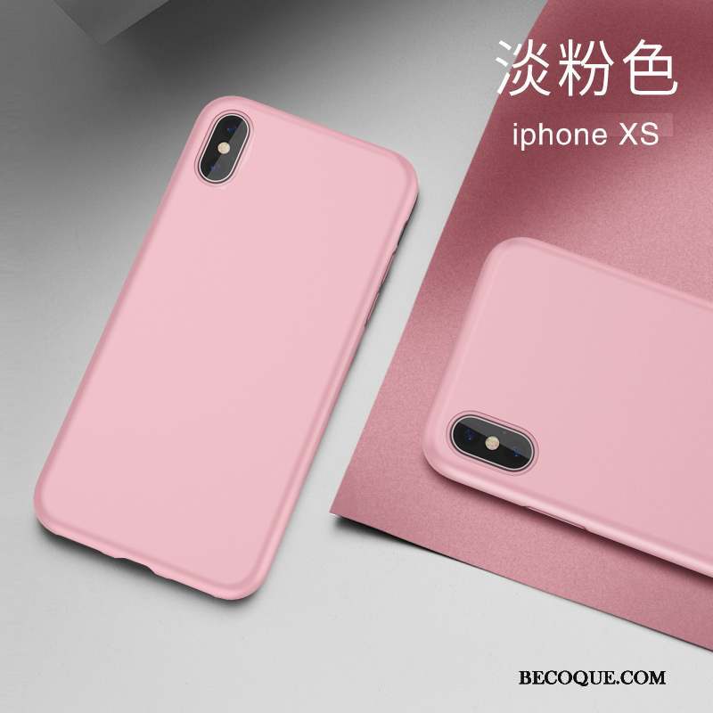 iPhone Xs Bleu Silicone Créatif Nouveau Protection Coque De Téléphone