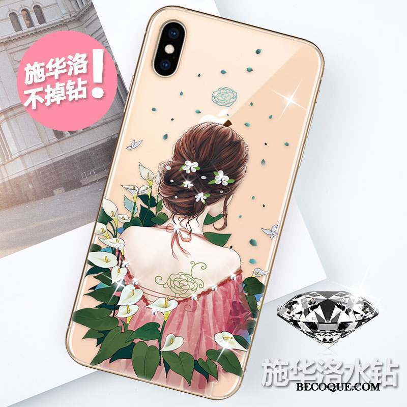 iPhone Xs Coque Incassable Silicone Ultra Transparent Tout Compris Étui