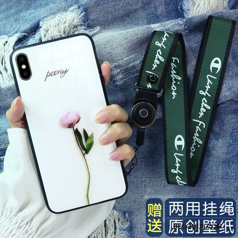 iPhone Xs Coque Protection Petit Tout Compris Vert Nouveau Ornements Suspendus