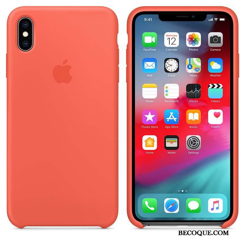 iPhone Xs Incassable Protection Étui Coque De Téléphone Vert Net Rouge